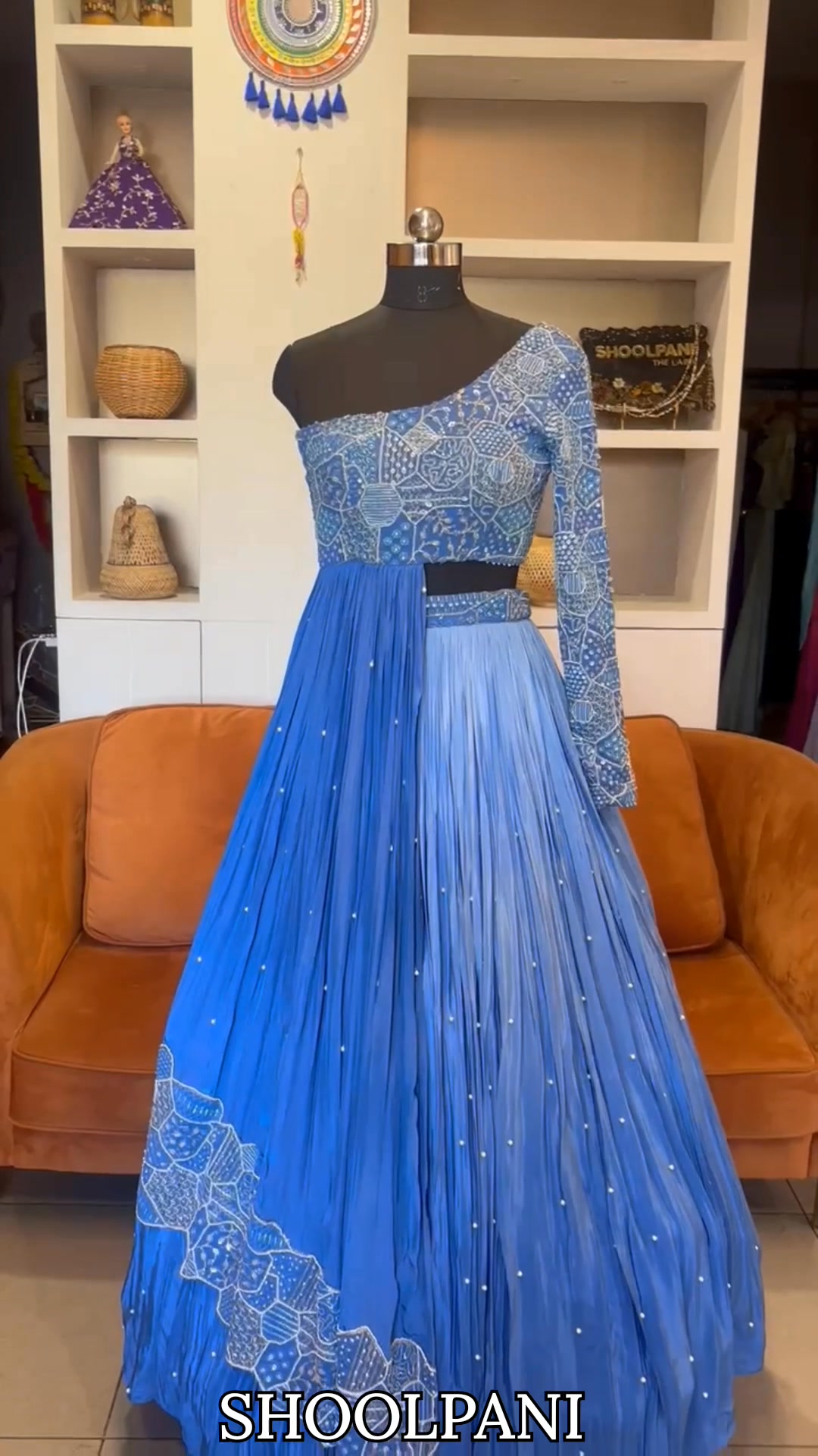 sachin and babi light blue dress Party wear Designer Indian Dresses at  1450/piece in New Delhi