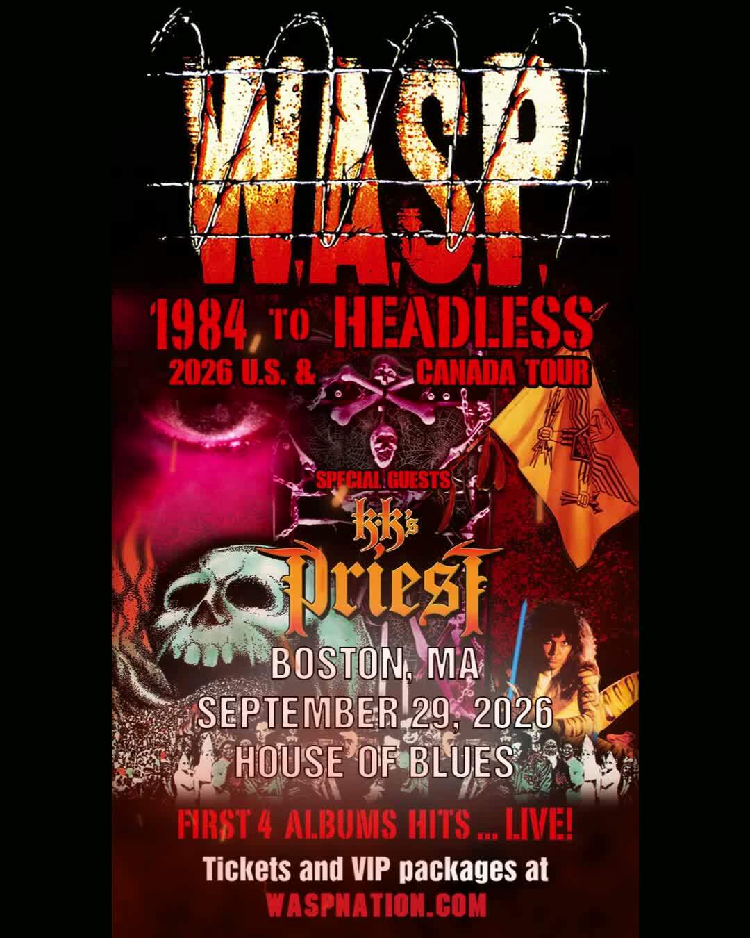 Blackie Lawless and W.A.S.P. return to San Antonio, TX on