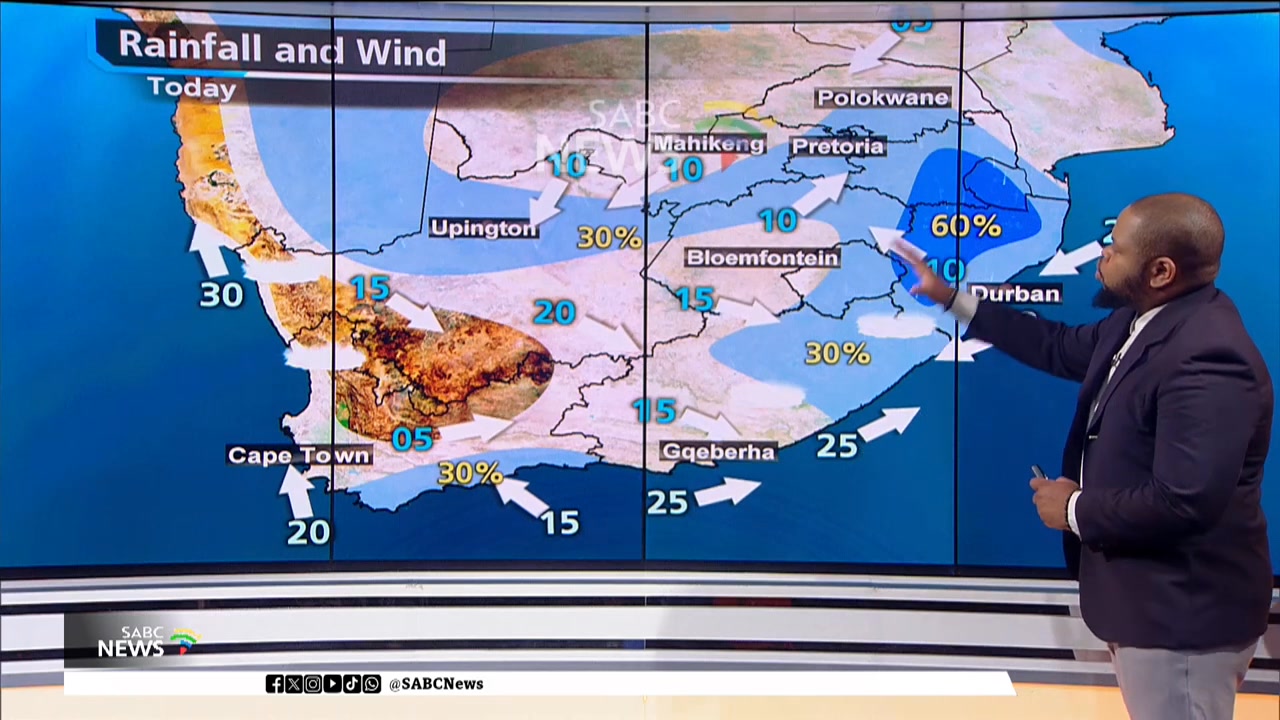 SA Weather | Thursday 19 February 2026 | #SABCWeather For more visit ...
