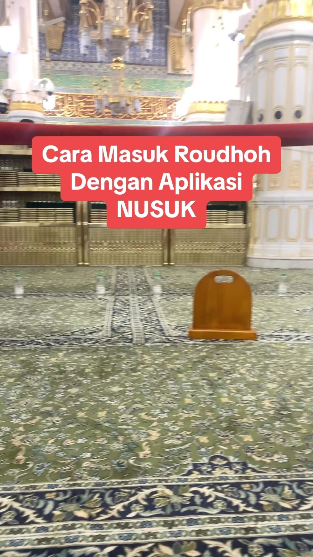 Salah satu cara agar kita bisa masuk Roudhoh yaitu dengan mendaftar ...