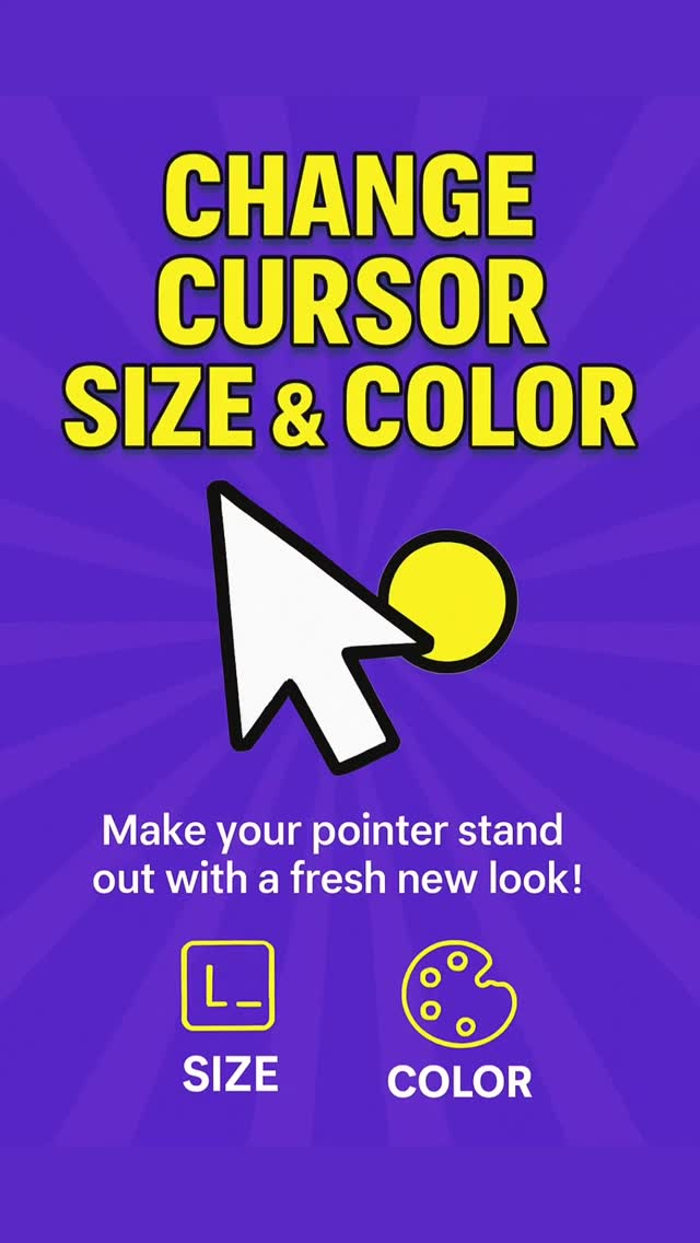 🖱️ How to Change Cursor Size & Color in Windows | Customize Your ...