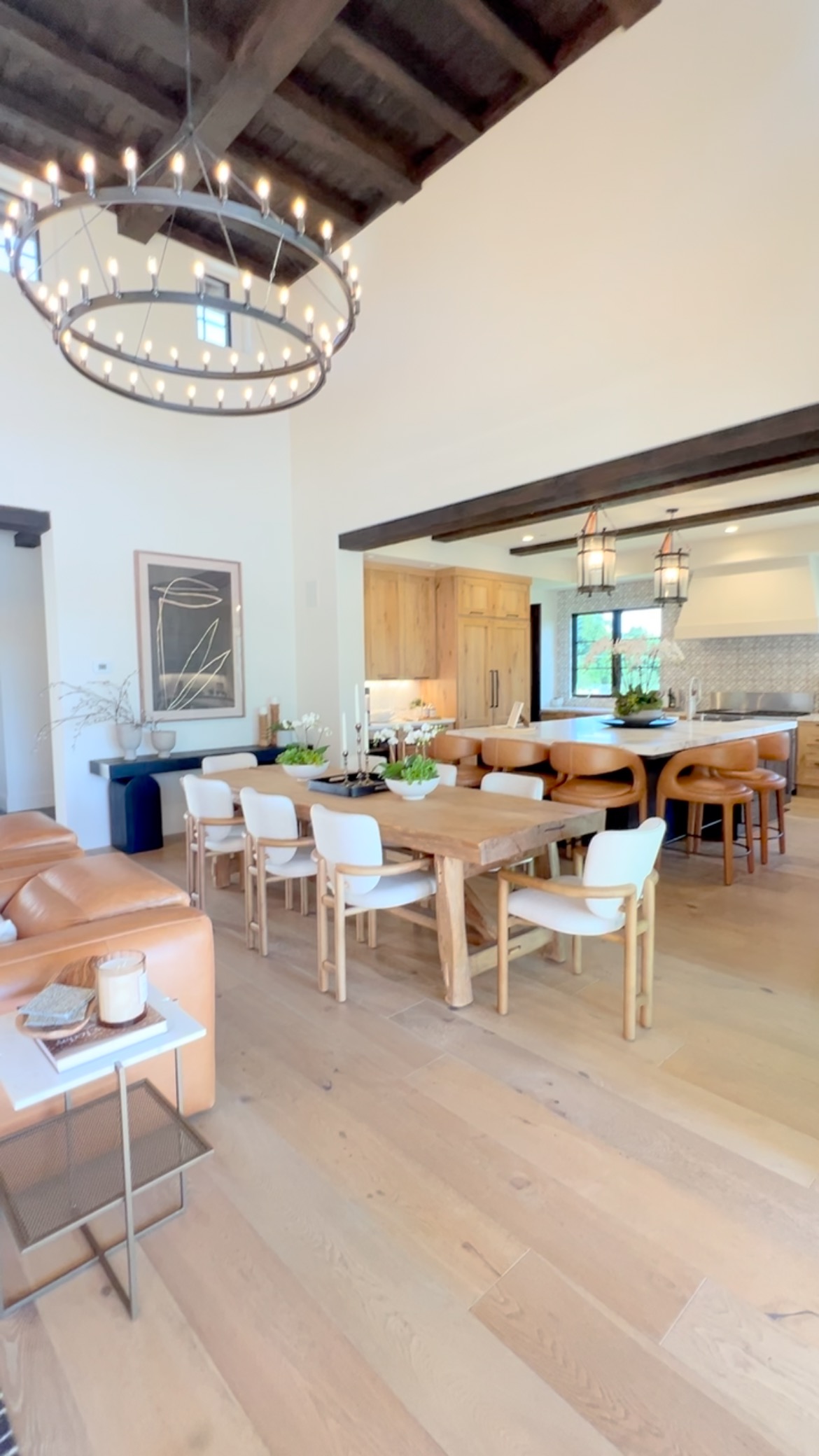 Take a walk through the dining and kitchen of our interior / exterior ...