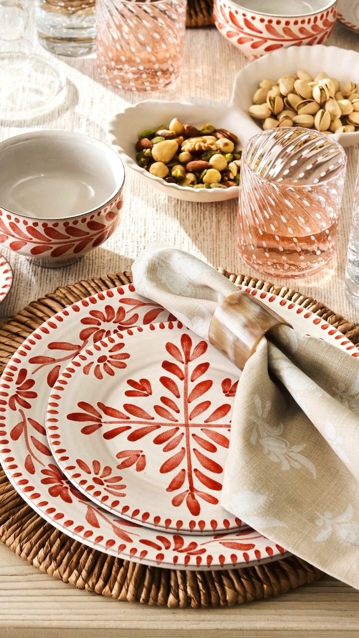 Set a one-of-a-kind table with our new Terracotta Dinnerware. Hand