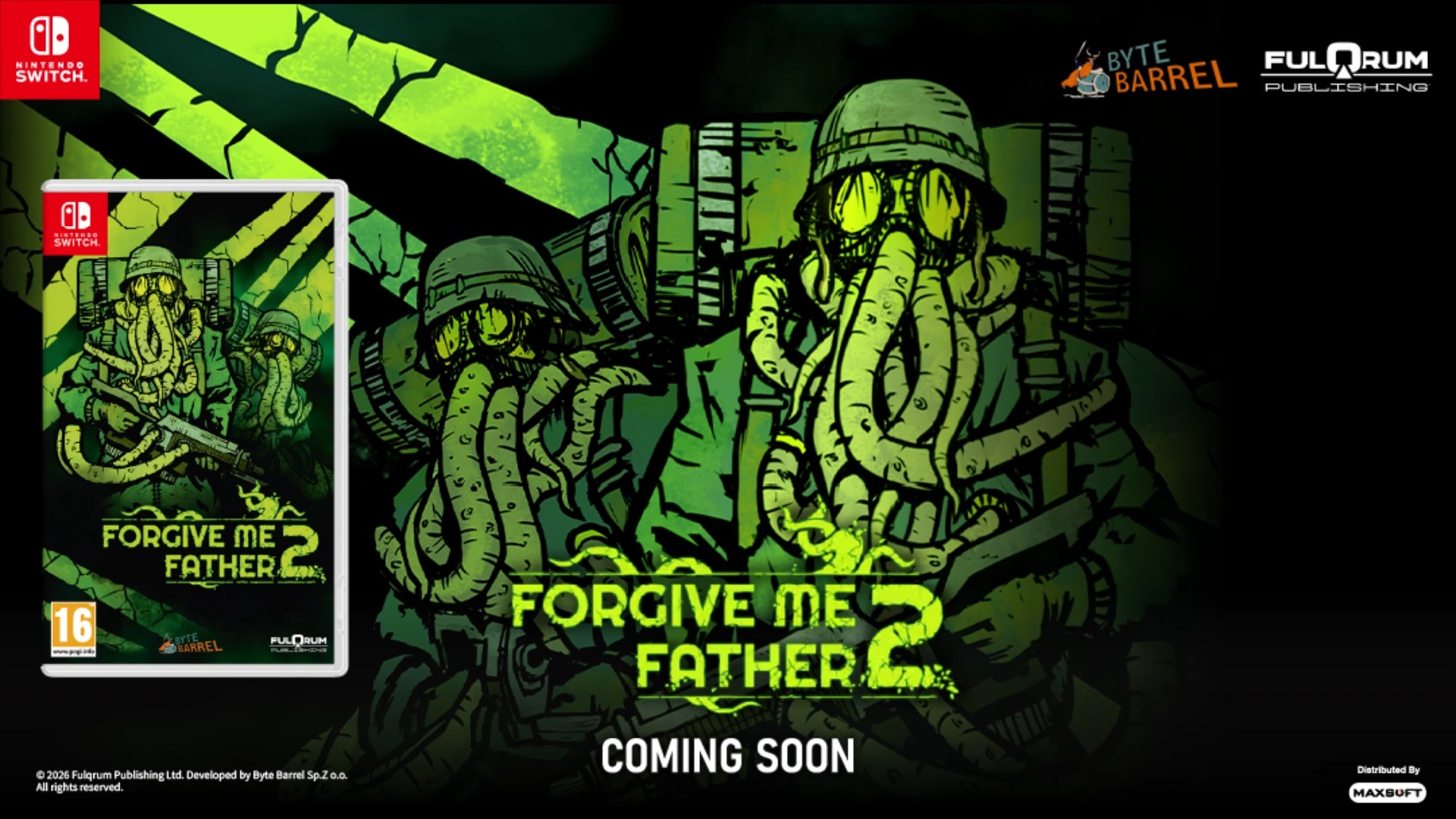 Forgive Me Father 2 is coming soon for the Nintendo Switch™! Step
