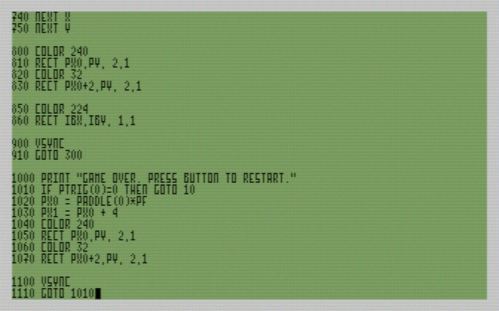 Rhythm=Rhythm  Have you ever written a game in your programming language