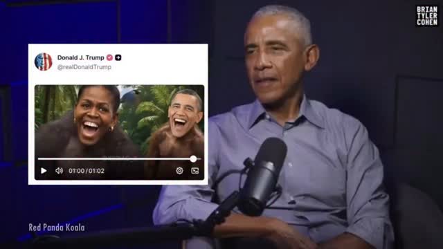 Barack Obama reacts to Donald Trump posting video depicting him and ...