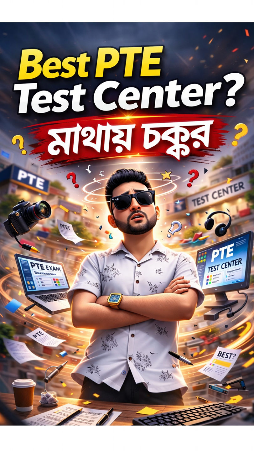 Best PTE Test Center কোনটা ভেবে মাথা চক্কর দিচ্ছে? Syed Wasi স্যার ...