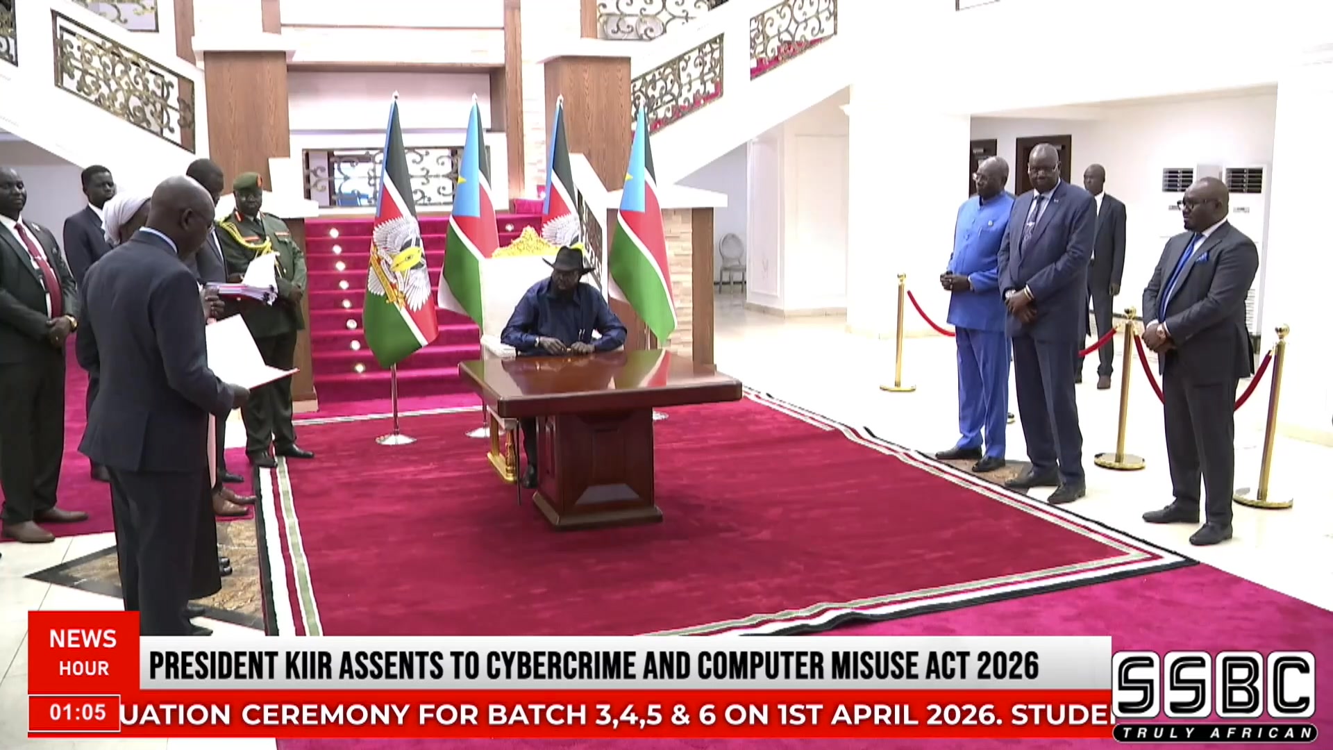 News Recap With President Salva Kiir Mayardit’s assent to the ...