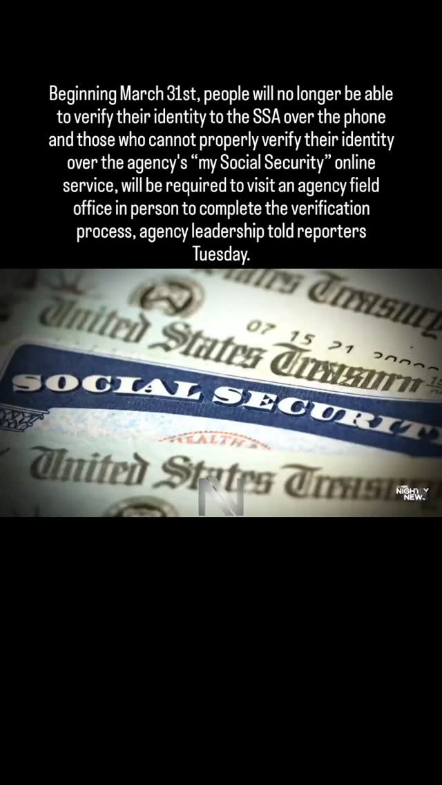 Beginning March 31st, people will no longer be able to verify their ...