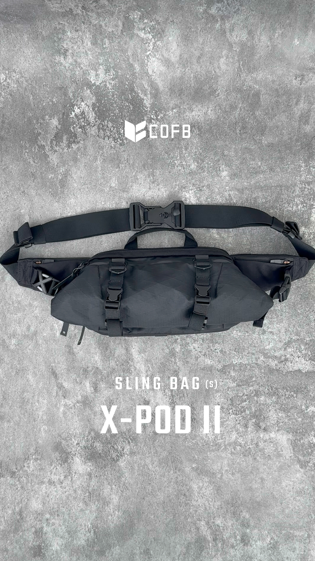 X-POD II Sling Bag(s) / 經典單肩包Easily switches between sling
