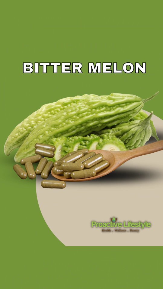 Bitter melon is a ripe tropical fruit rich with beneficial properties