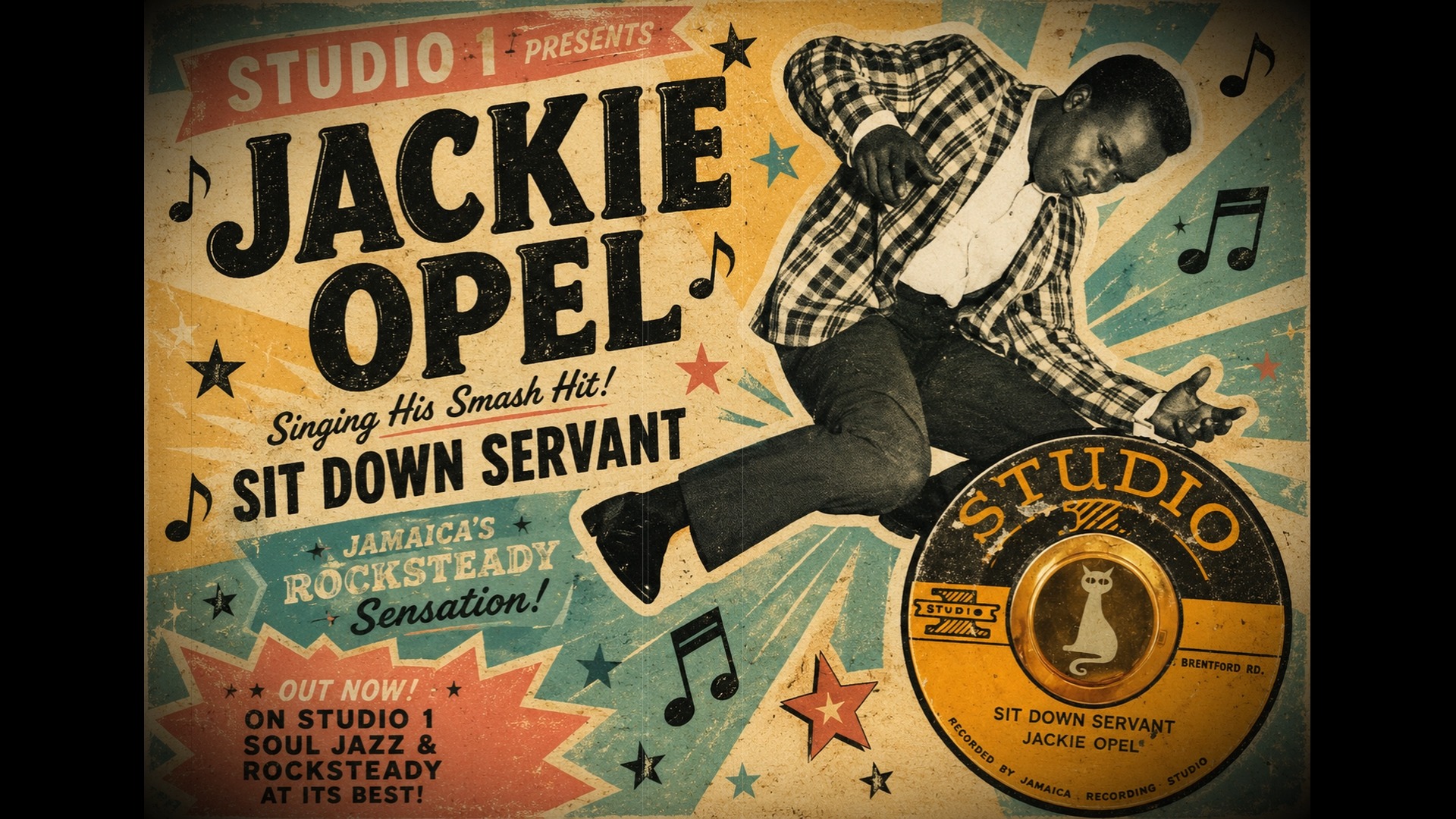 Jackie Opel - Sit Down Servant Studio One 1965 JA Credits Clip