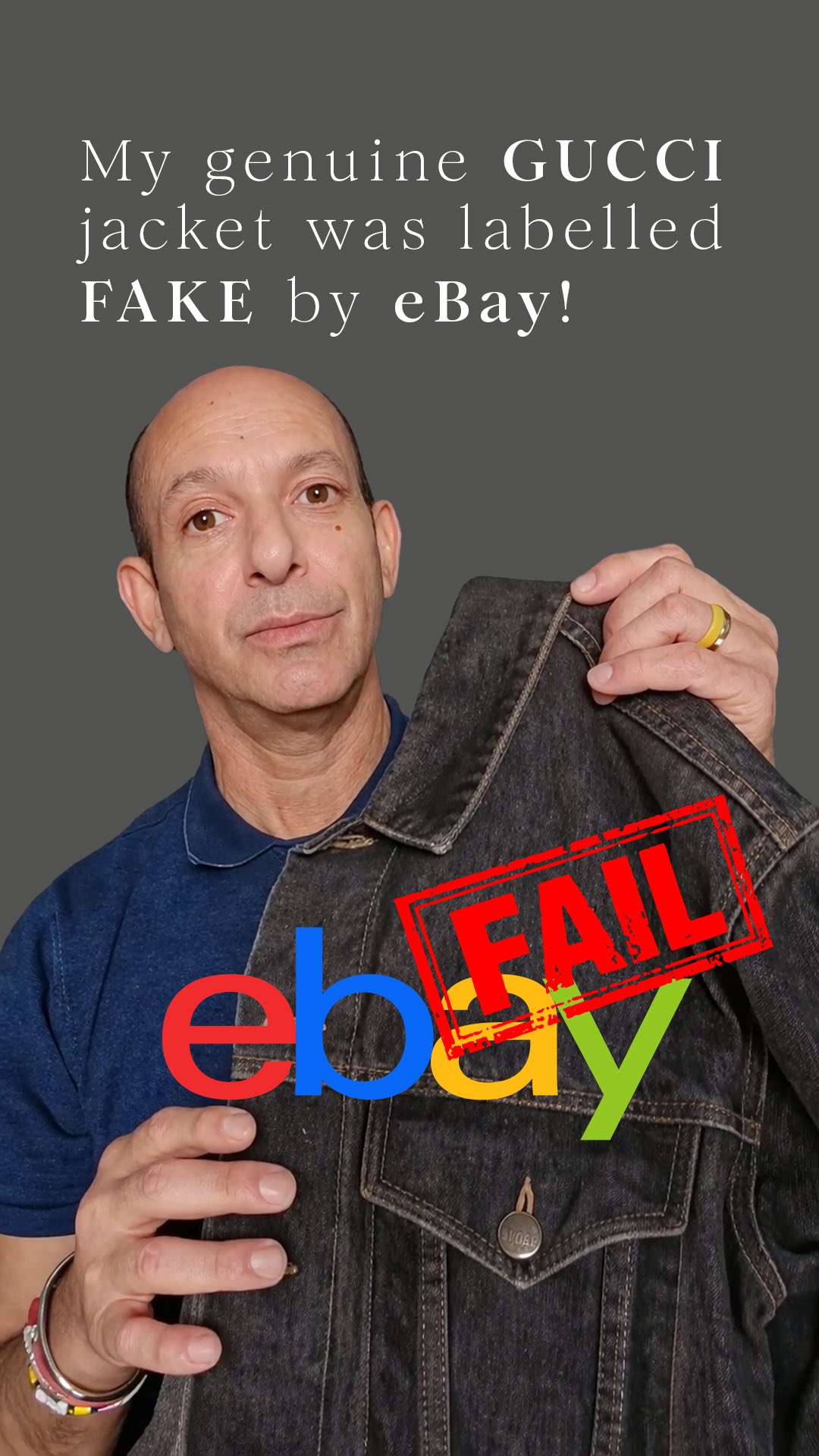 Bought this Gucci denim jacket nearly 20 years ago… from the