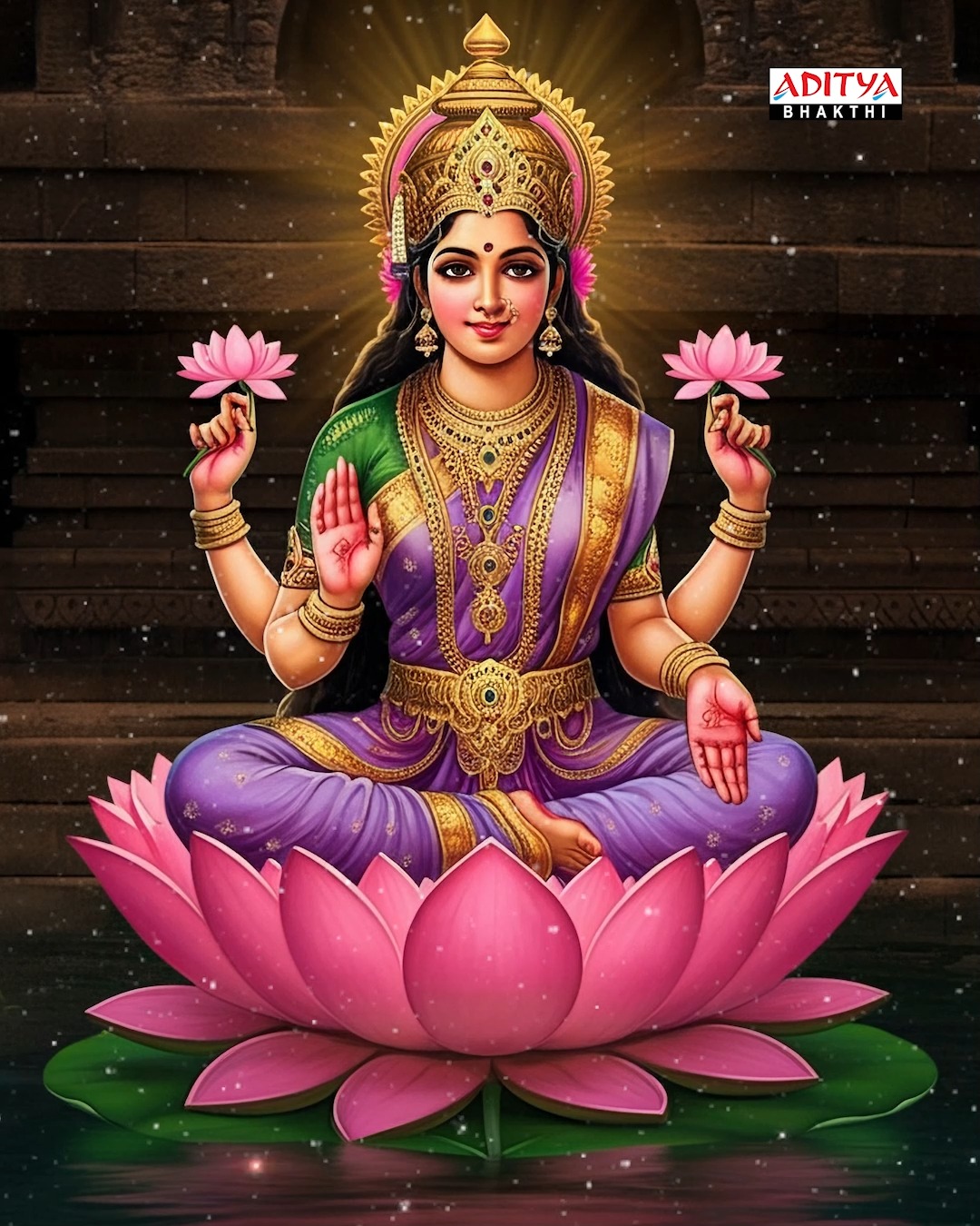 Feel the divine power of Lakshmi Devi in every sacred note of # ...