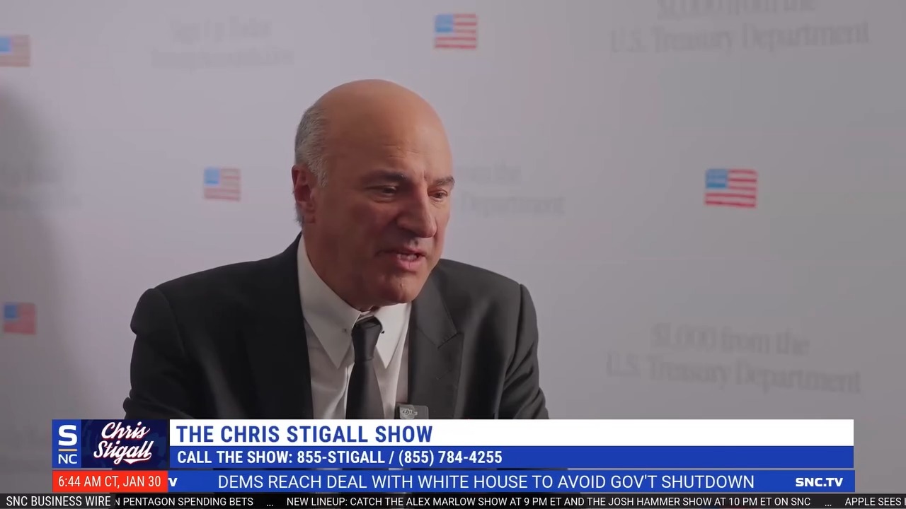 Kevin O’Leary tells Chris Stigall that President Trump’s TikTok deal a ...