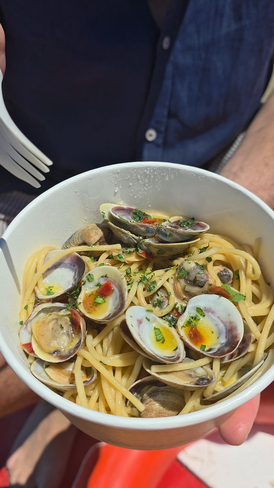 Spaghetti alle Vongole is one of the most beautiful Italian pasta