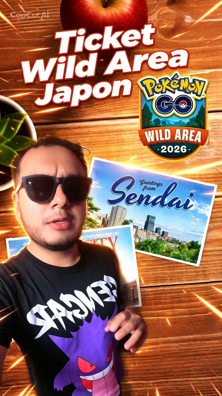 Ticket Wild Area Sendai #pokemon #pokemongo #legacyfly
