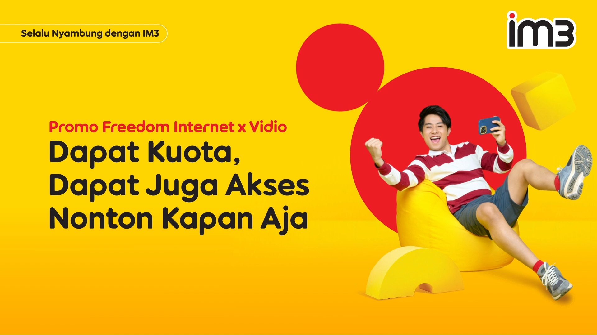 Weekend makin asik karena ada promo Freedom Internet x Vidio 🤩 Bebas ...