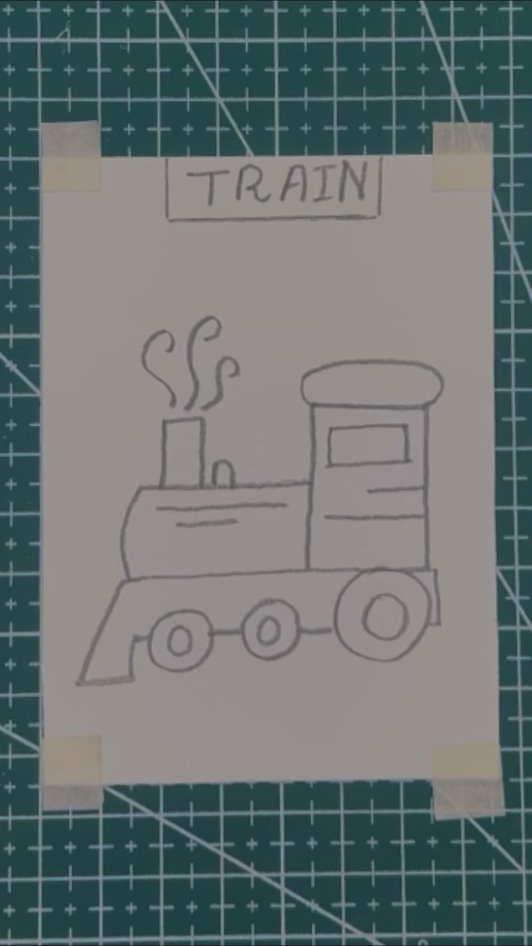 How to draw train #drawingtutorial #trains #easyart | Drawing Canvas ...