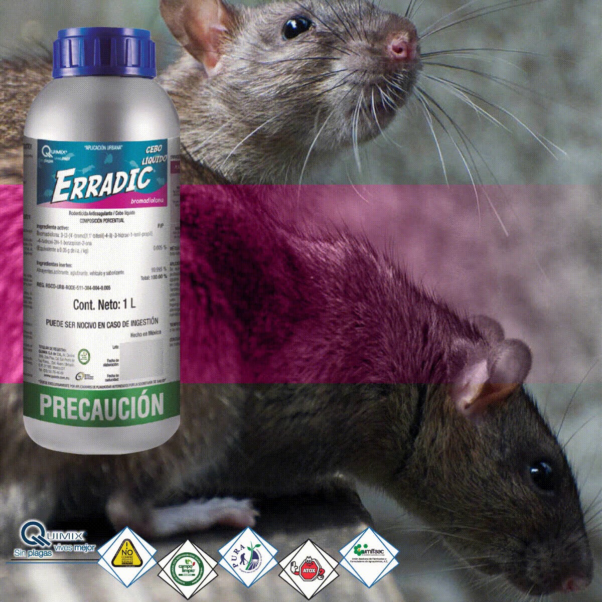 ¿Ya conoces Erradic Liquido? Un rodenticida en presentación liquida ...