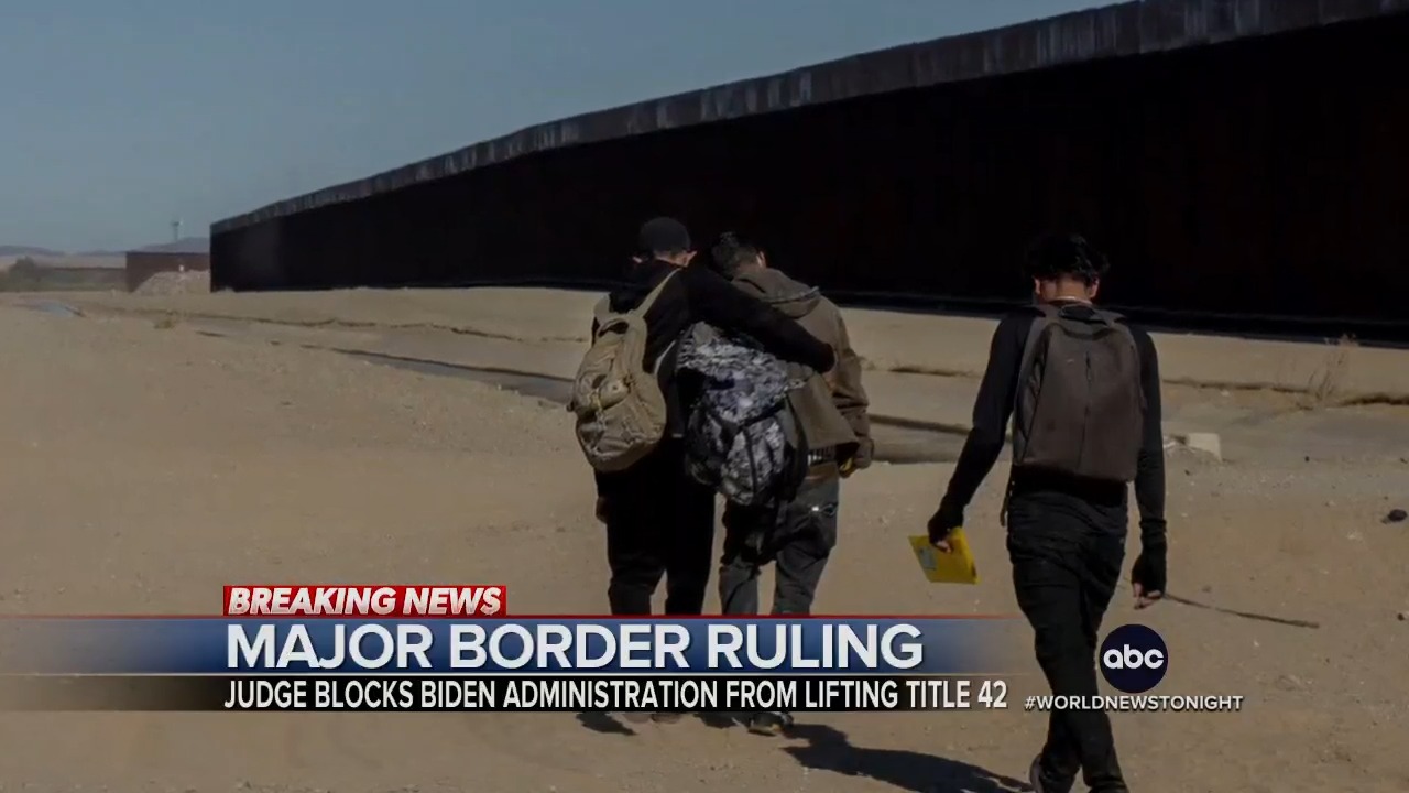 Judge blocks Biden administration from lifting Title 42 | human ...