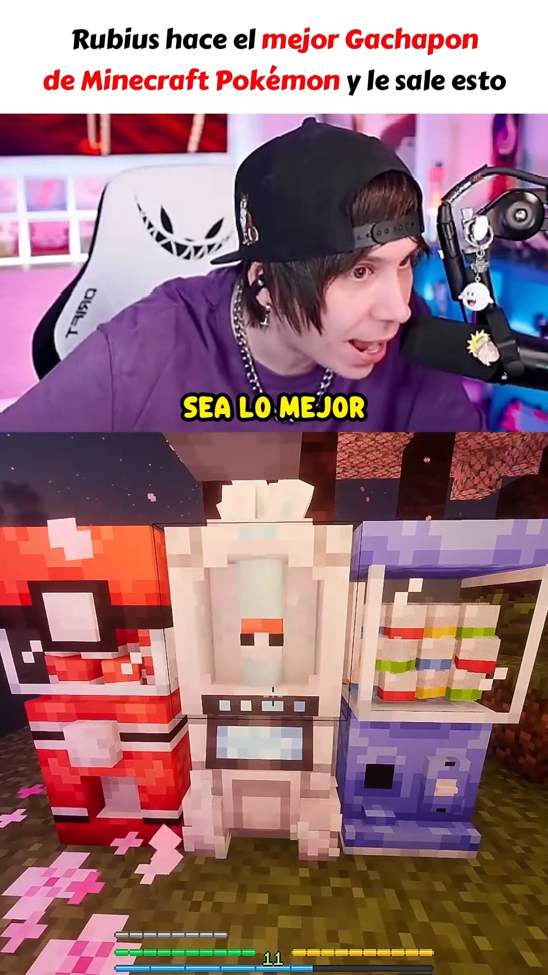 RUBIUS REACCIONA A GRANJA QUE TE AHORRA HORAS EN COBBLEMON (EVs, IVs y ...