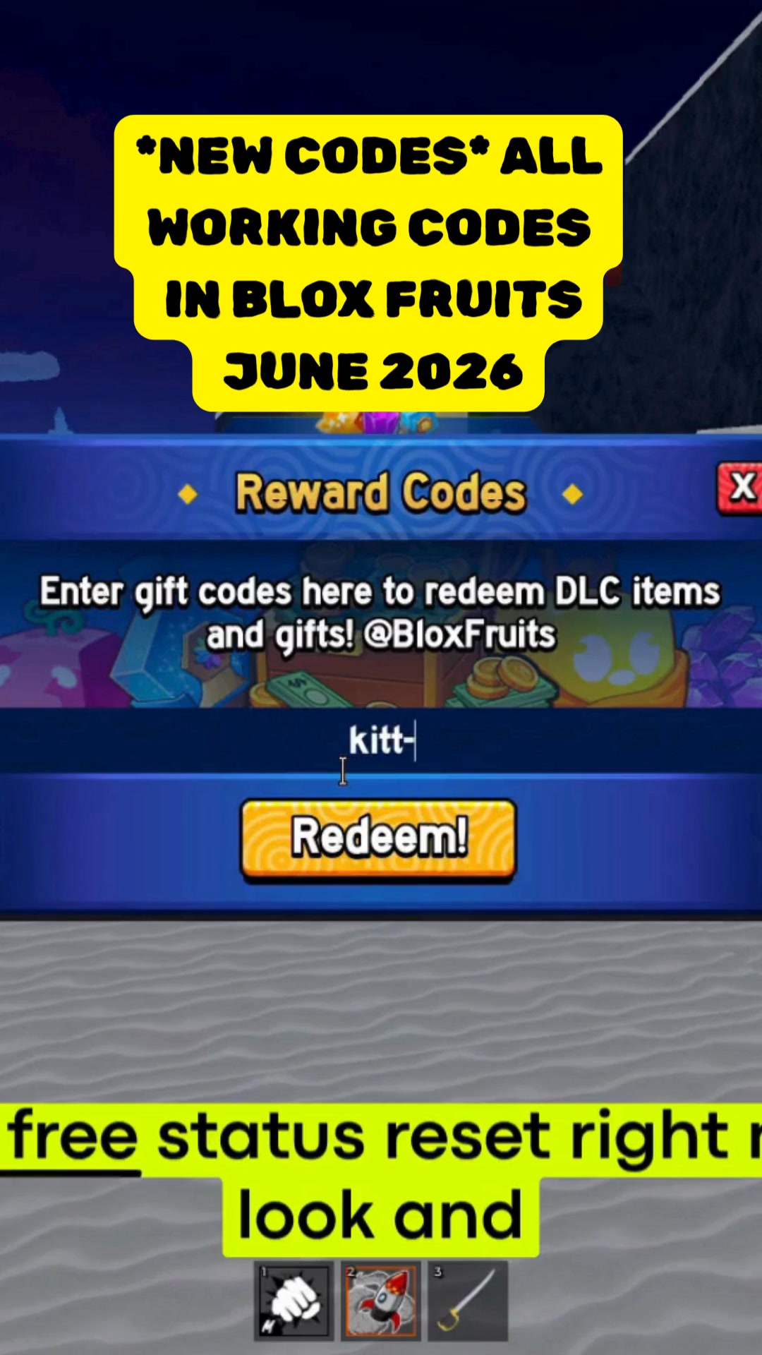専用ページ① NEW CODES* ALL WORKING CODES IN BLOX FRUITS 2026 JANUARY! ROBLOX