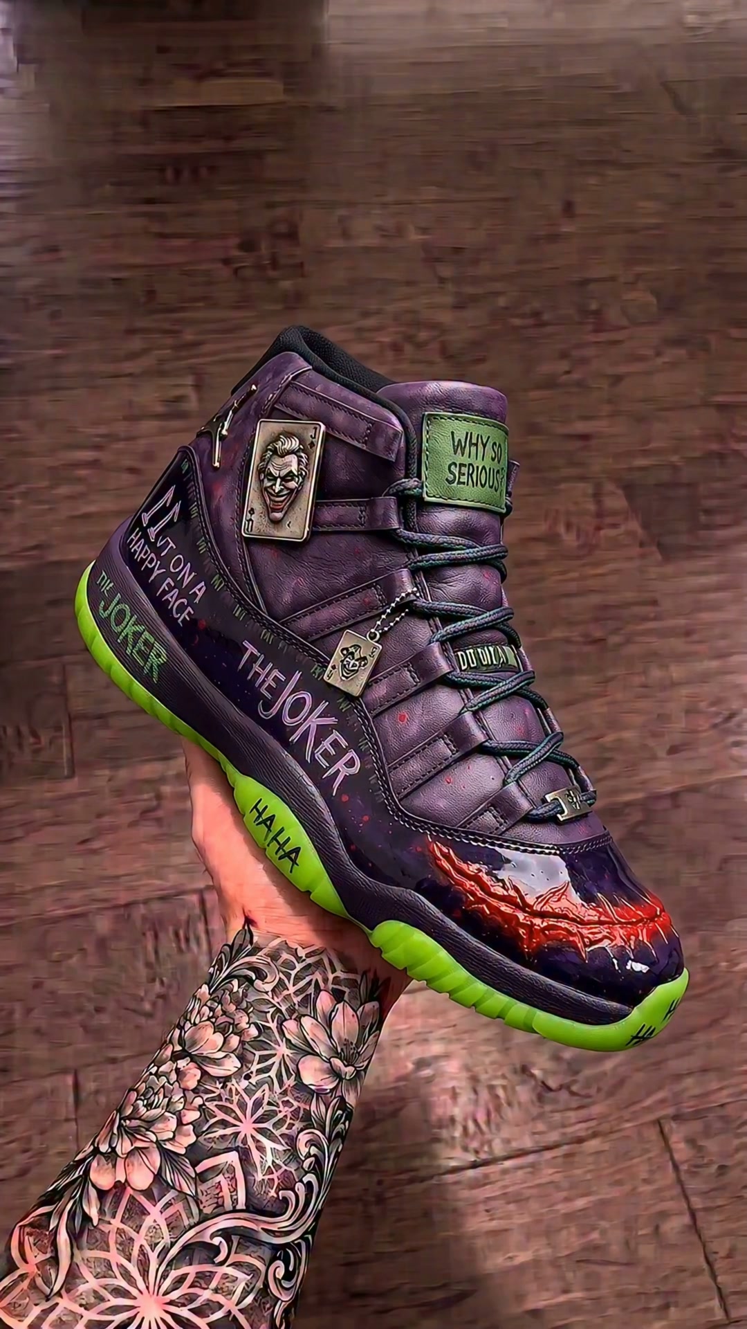 The Joker' Air Jordan 11 🃏🔪🩸 #sneakers #jordan #Joker | duarvi