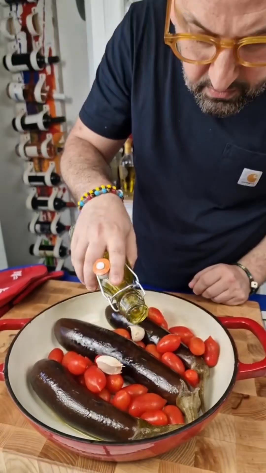 Mezzaniell' con crema e Mulignana ! ma che sapore!!! Ingredienti per 4 ...