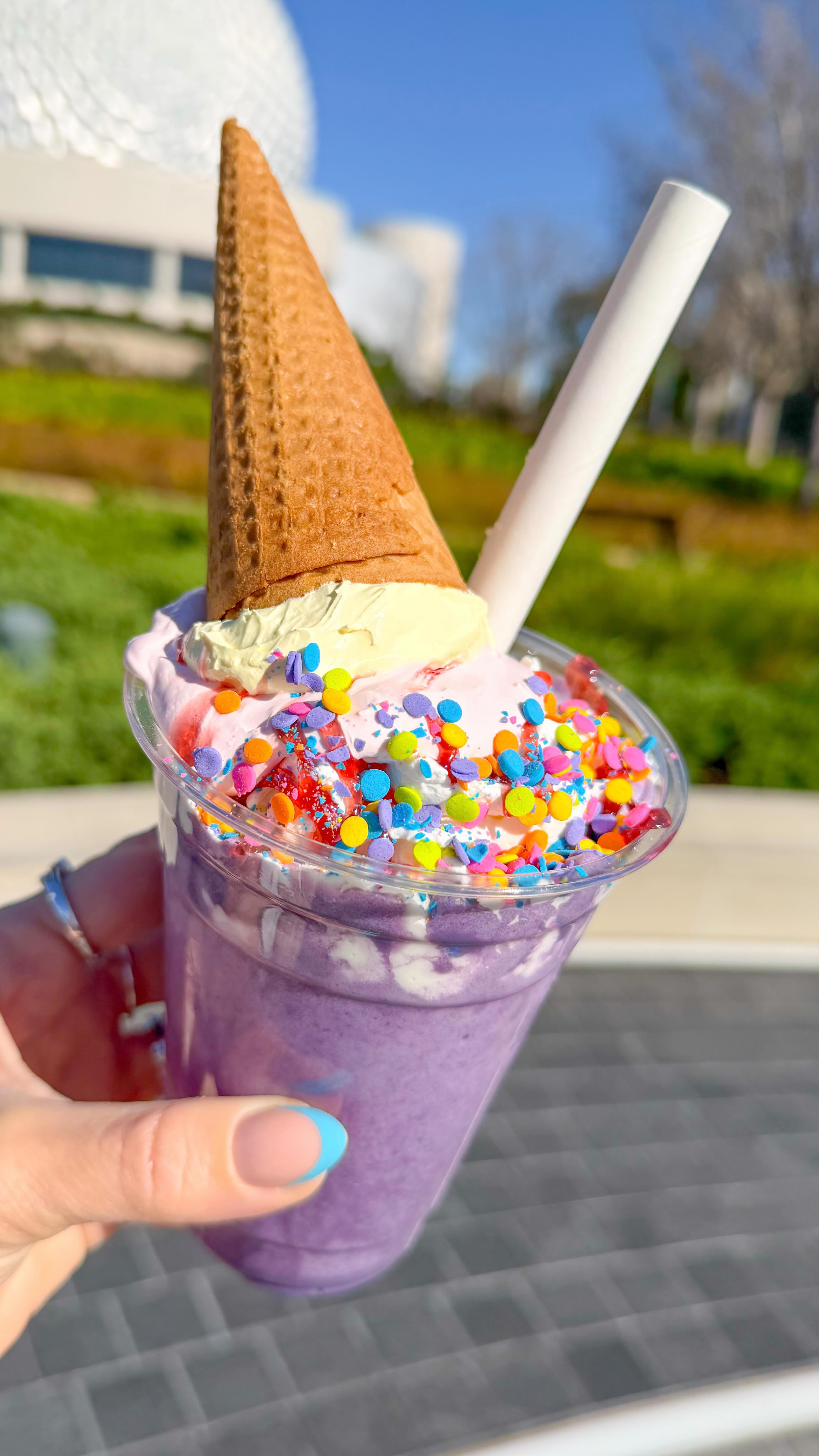 Try Joffrey's color craze latte donut at Epcot