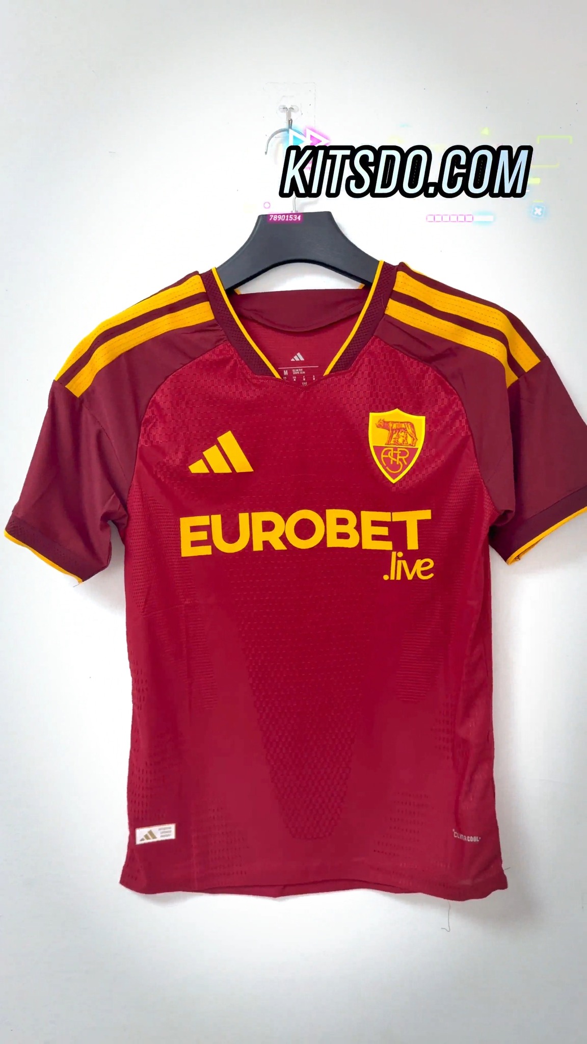 Close up: AS Roma 23/24 Home Kit ft. Dybala 21 ⚽ #asroma #dybala