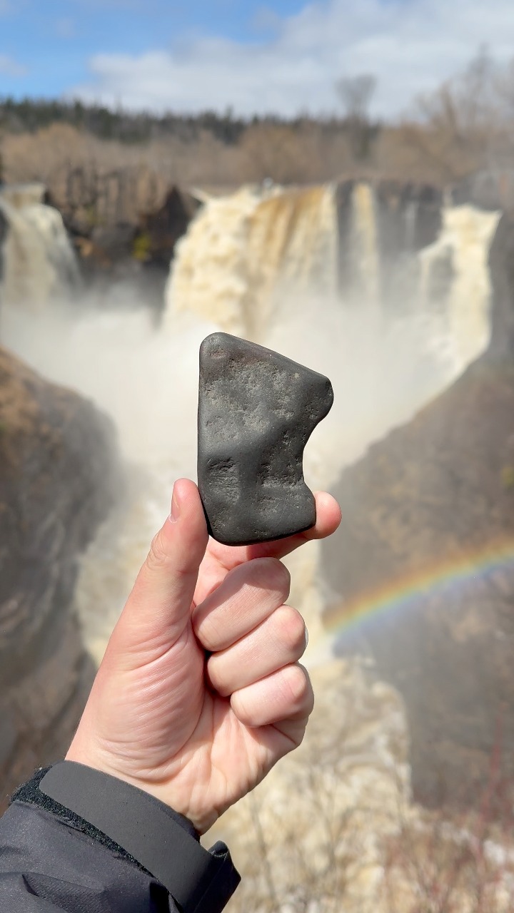 Minnesota Rocks. Waterfall season is here! The water at High Falls ...