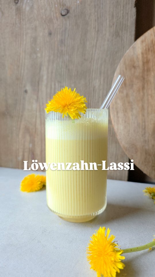 Löwenzahn-Lassi Ein Lassi ist ein traditionelles, indisches Getränk auf ...