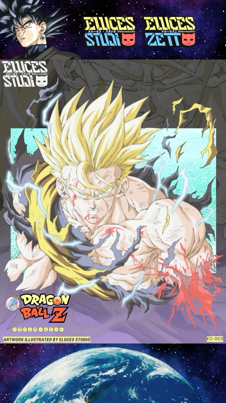 GOTENKS SUPER SAIYAJIN |DRAGON BALL Z |Inktober Day 25