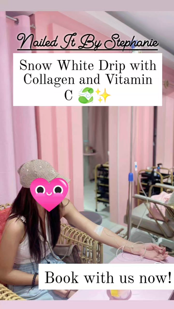 snow white glutathione drip benefits Gluta with Collagen and Vitamin C ✨️🍃, Book your well deserved glow here at Nailed It By Stephanie 💖 , We have schedule everyday 📥, For inquiries, bookings, and appointments:, 💌 Capsules:120 niacin Store DSIP Vials Peptides