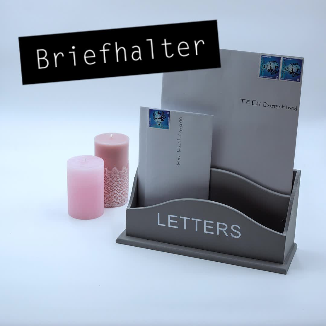 Wie bewahrst Du Deine Briefe auf? Wir setzen auf unseren wunderschönen Briefhalter 