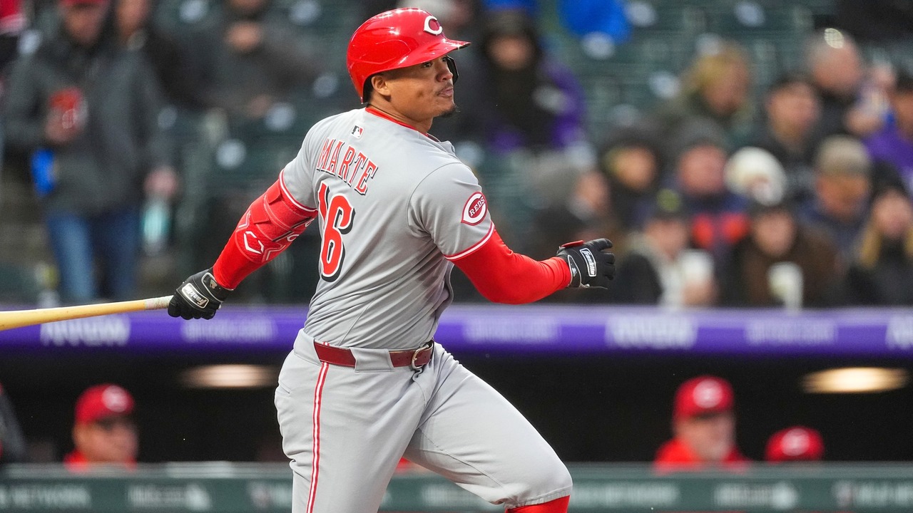Noelvi Marte is batting .500 over his last 18 ️ | Cincinnati Reds ...