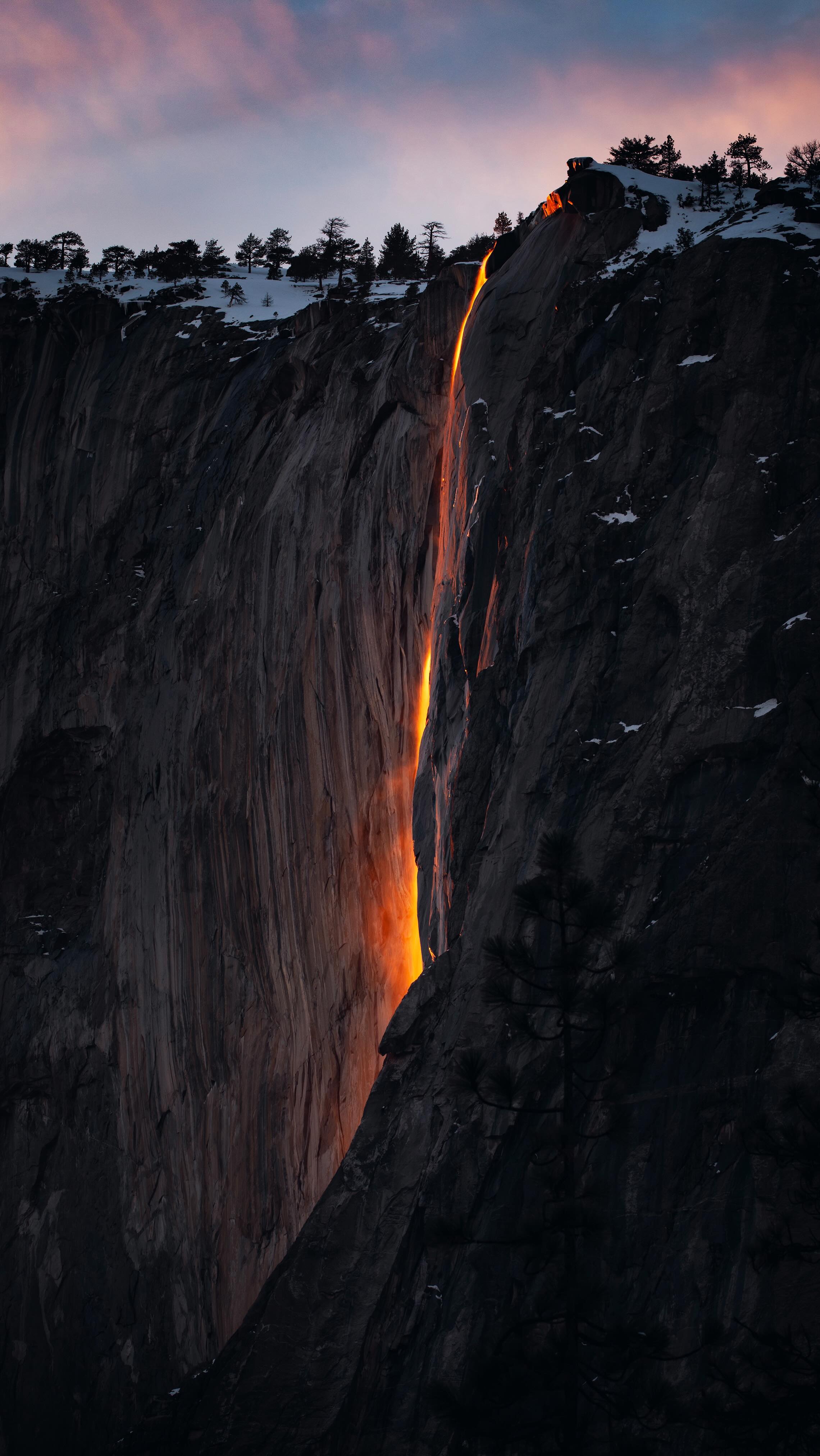 This is what Yosemite’s “Firefall” looked like on February 21, 2026 ...