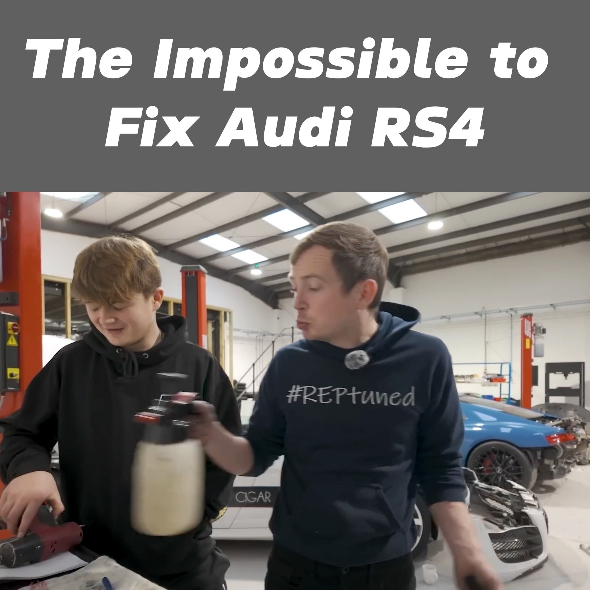 A poorly Audi RS4 (B7) has arrived at the shop But can we get