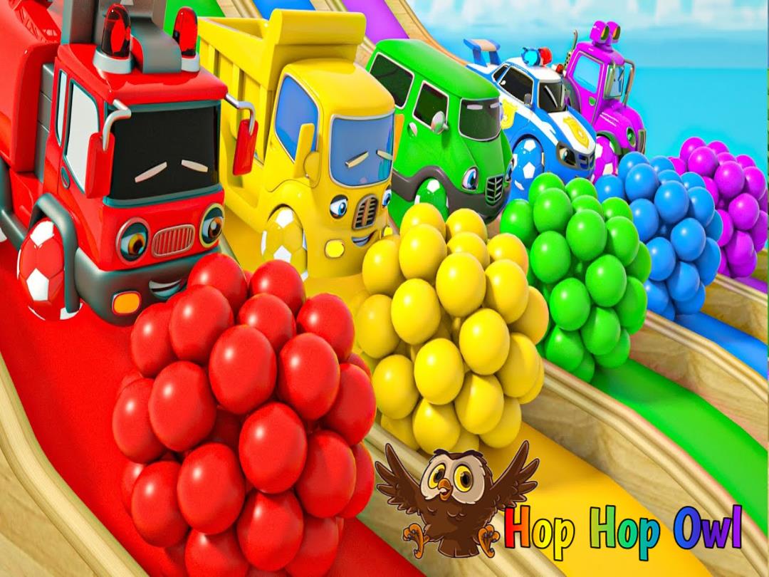 Hop Hop the Owl - Learn Colors - Nursery Rhymes