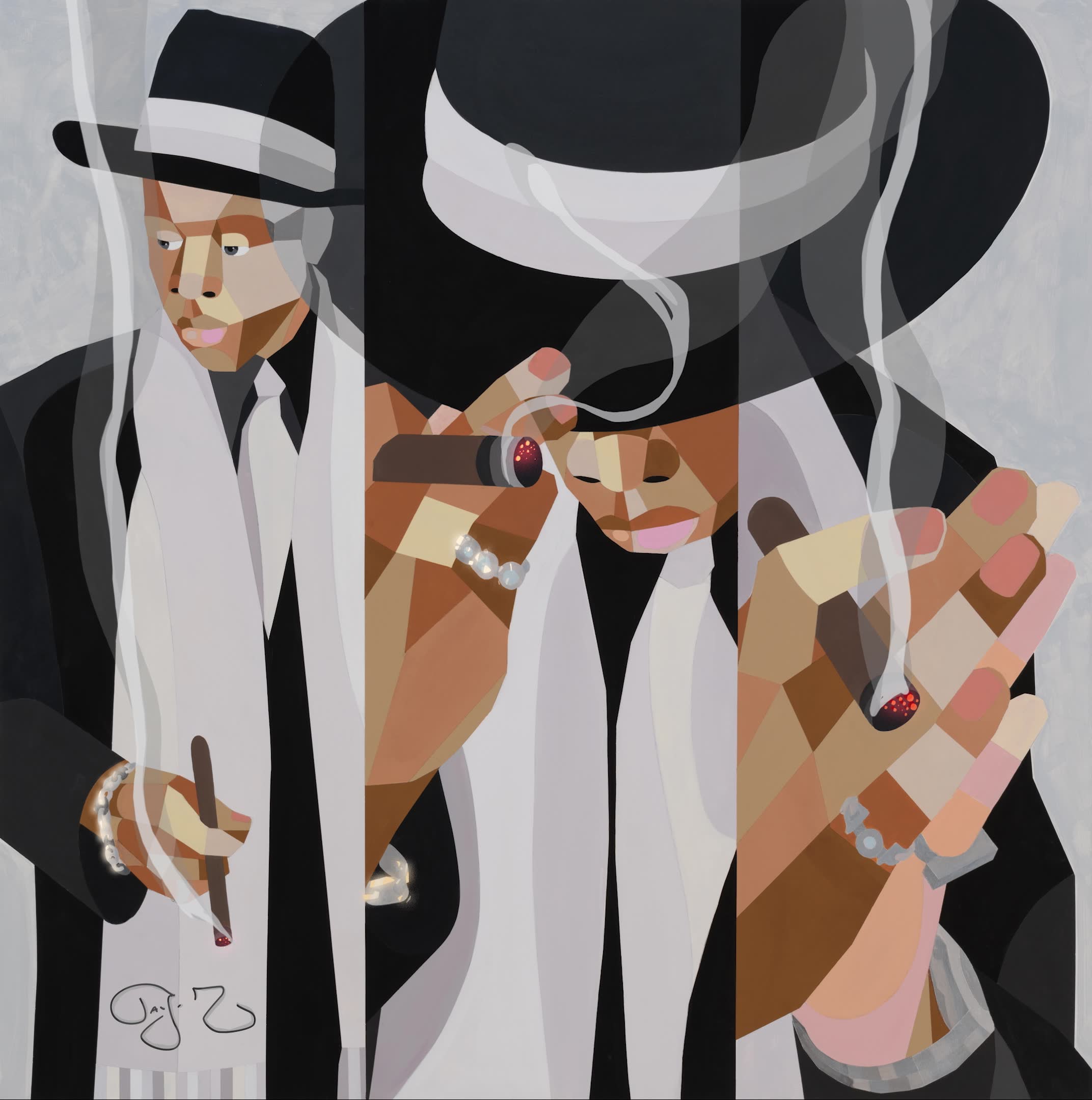JAY-Z x Sotheby's x Derrick Adams 'Heir to the Throne' 6.25.96