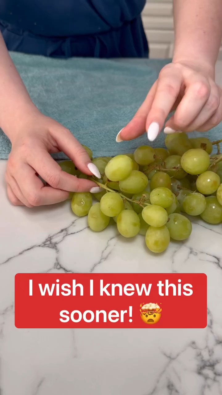 Genius grape hack is helpful This original video was produced by ...