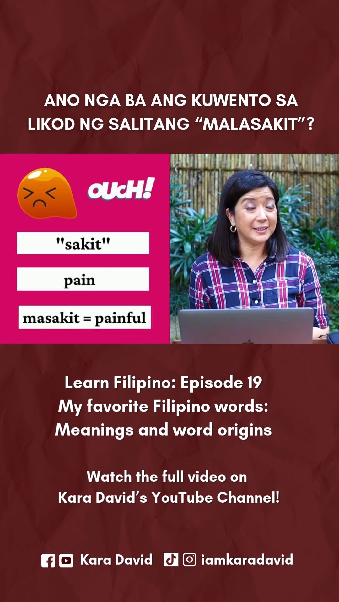 Isa sa mga paborito kong salita sa wikang Filipino ay ang “malasakit ...