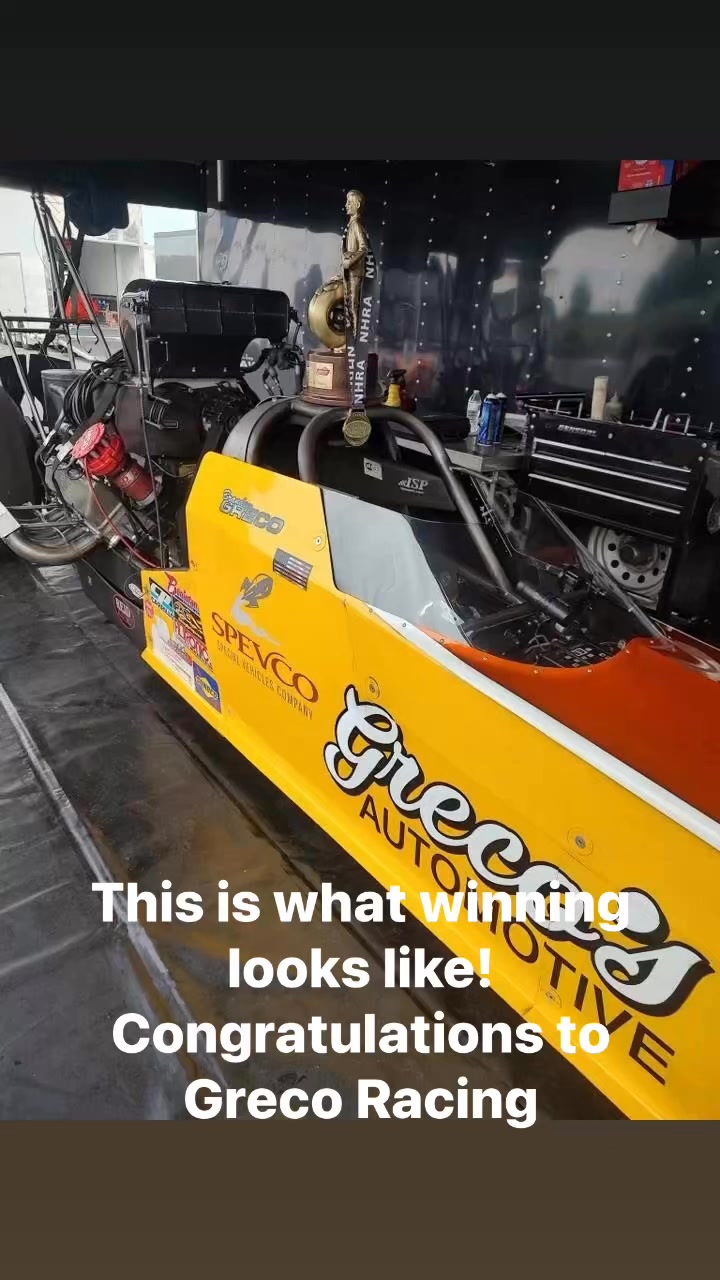 What a great day for Greco Racing. JT was there when Brandon Greco ...