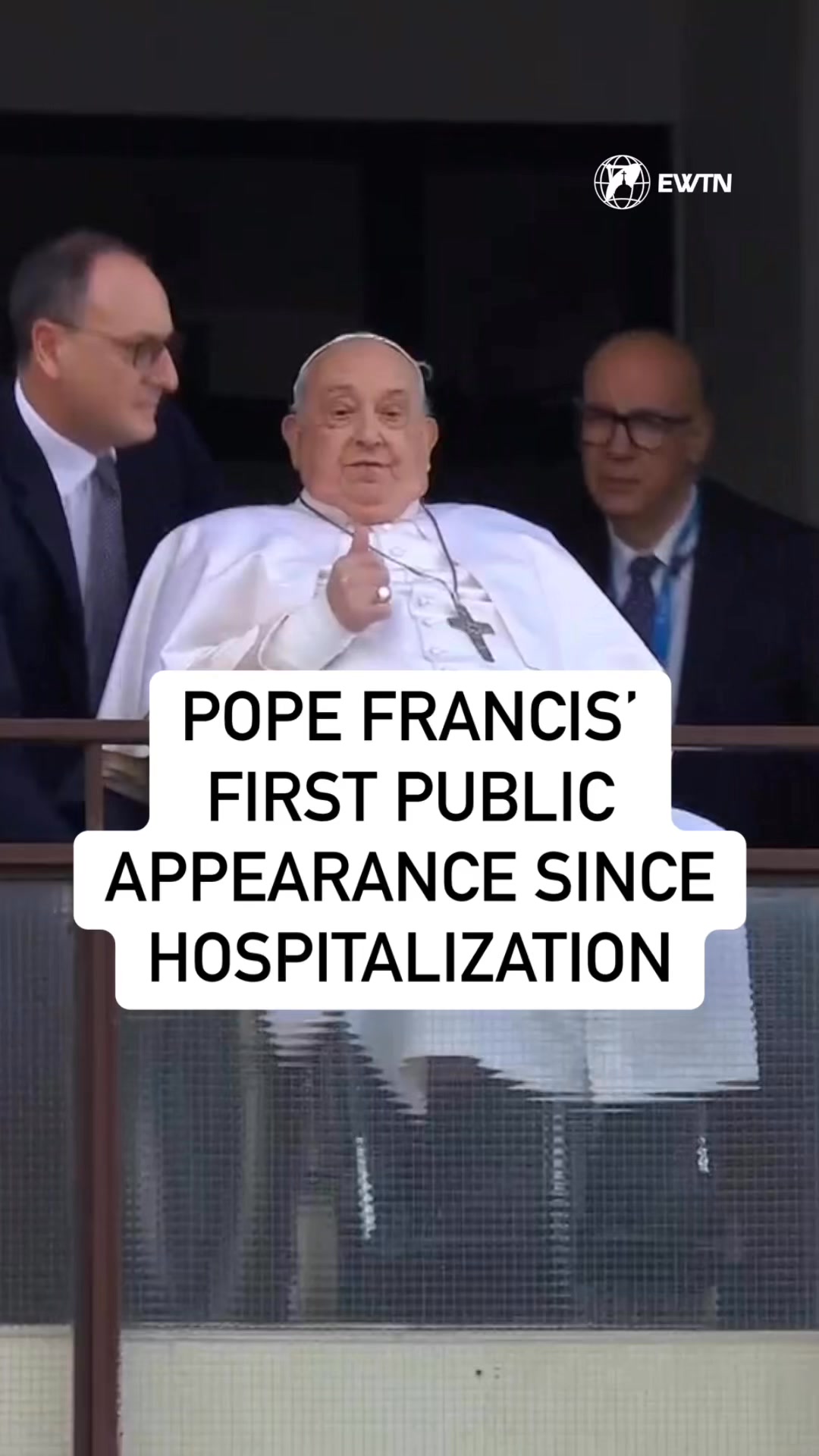 Breaking: Pope Francis made his first public appearance in over a month ...