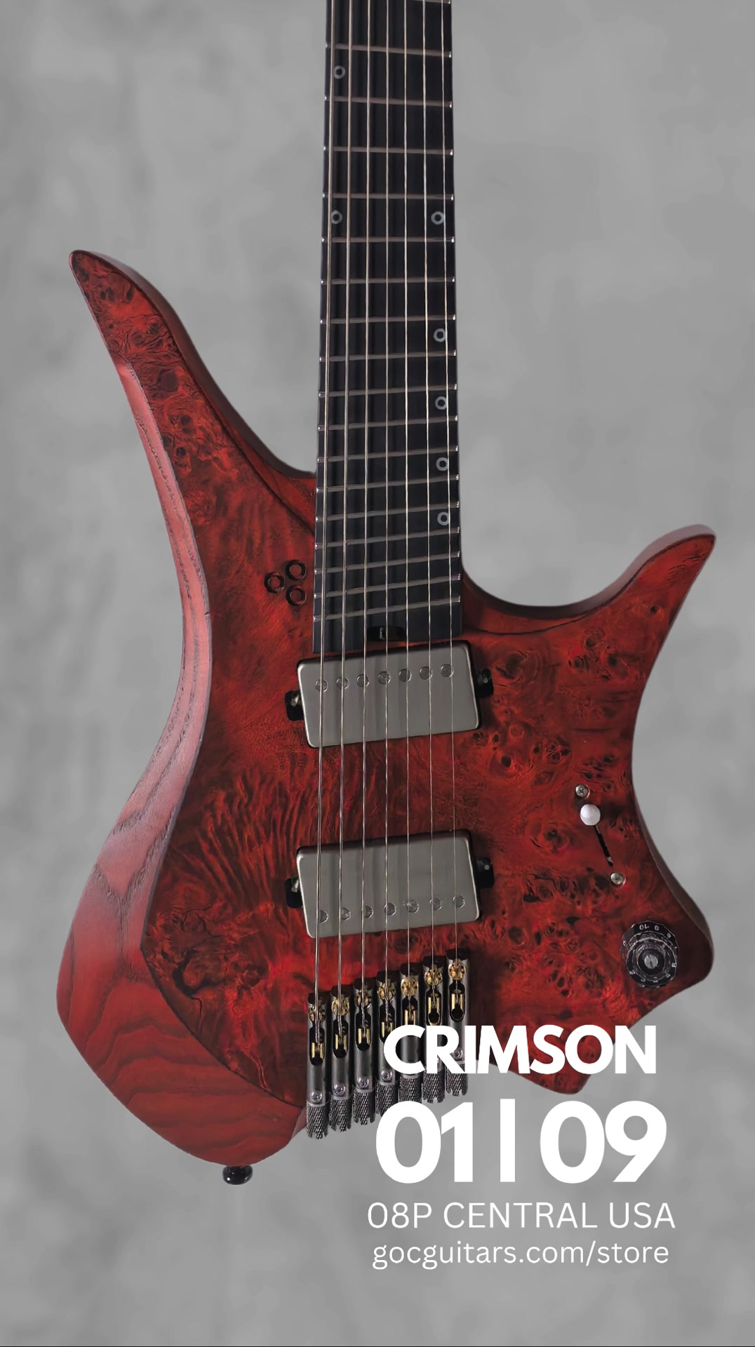 Goc Guitars' Vajra Plus with dimensional rift design available now