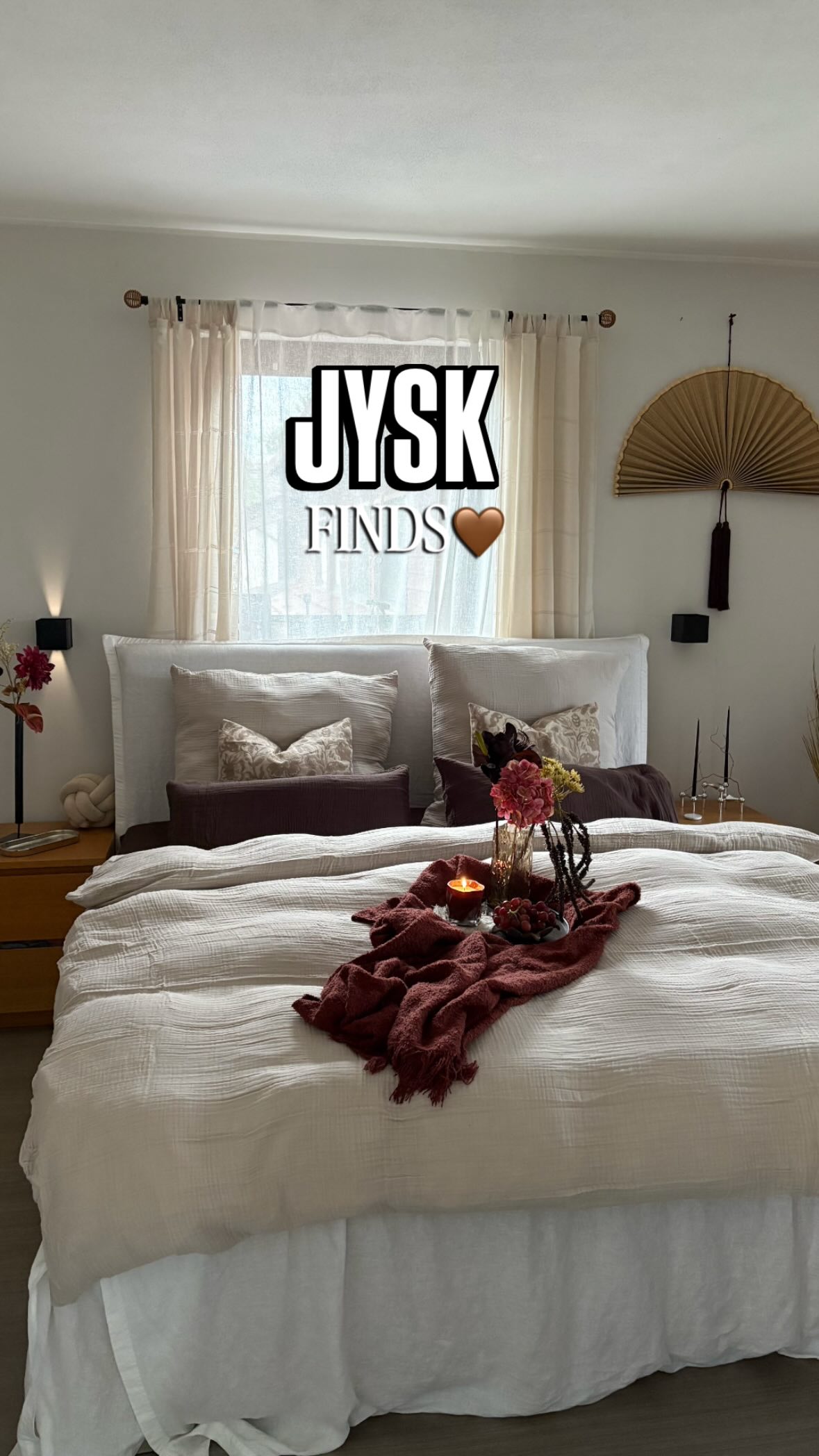 Wir machen den Schlaf den du bekommst besser ✨ Hüll dich in weiche Bettwäsche ein und mach das Licht aus, während du dich in deinem Bett zusammenrollst und direkt ins Traumland eintauch