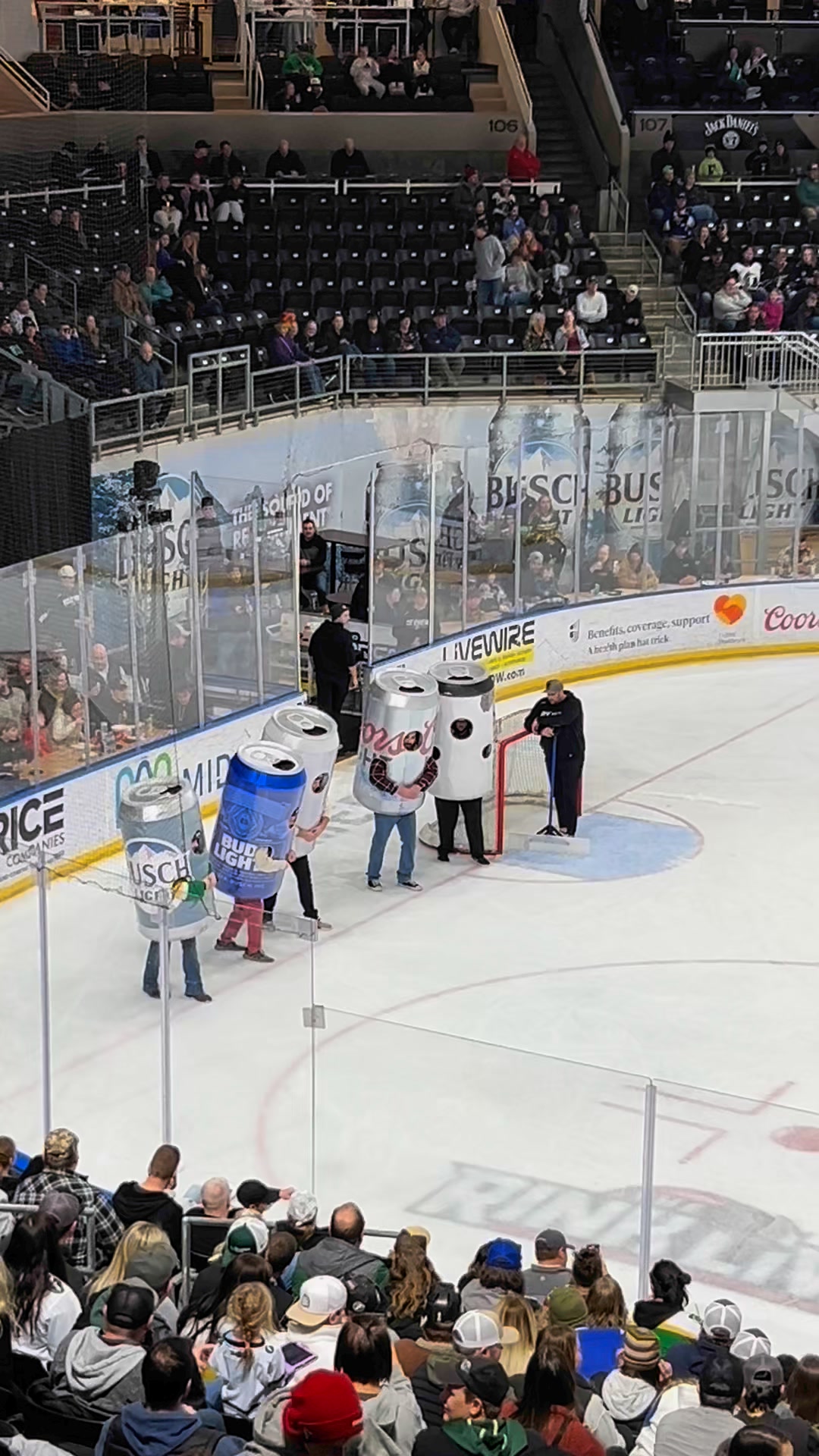 Scheels Arena - Beer can racing from one of last weekend’s... | Facebook