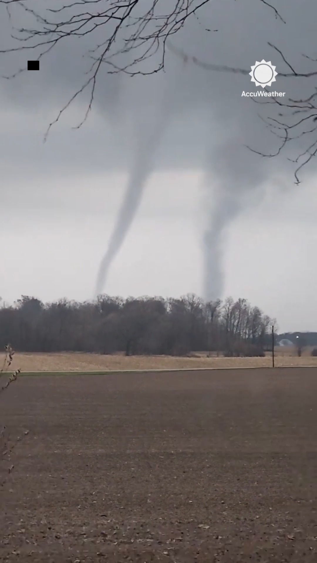 Look at this incredible multi-vortex tornado caught on camera in