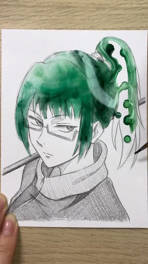 Maki 🥺 #fyp #foryou #foryoupage #jujutsukaisen #maki #anime #animeart # ...